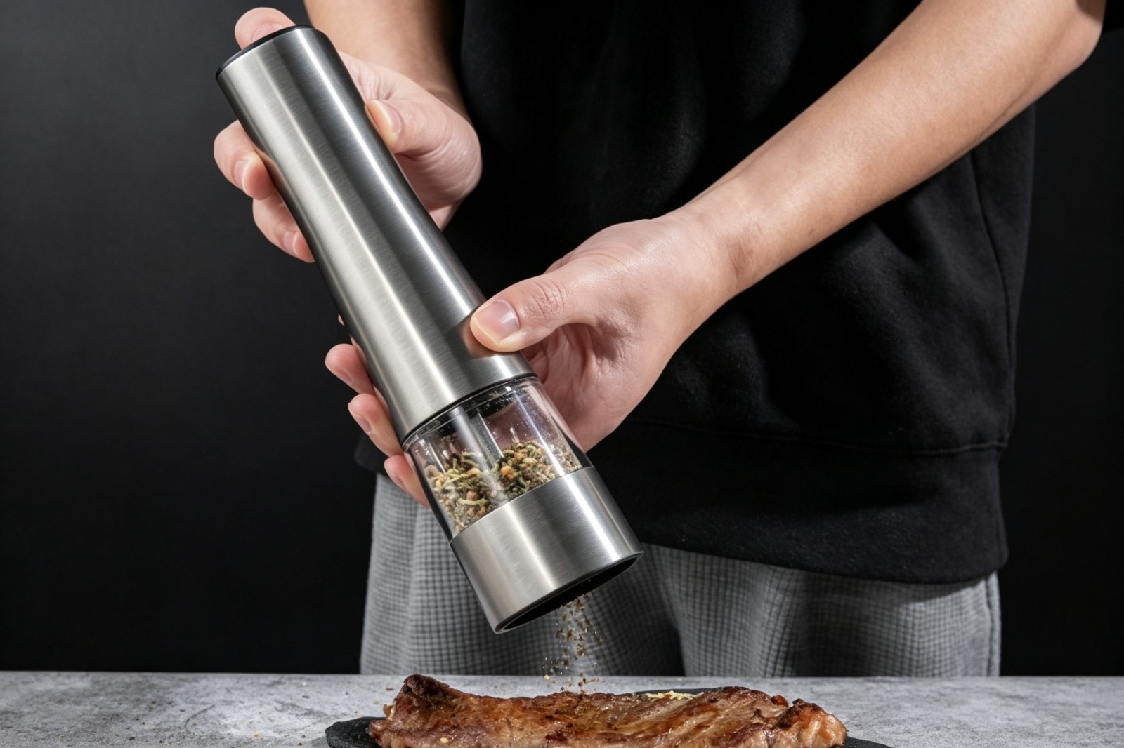 MCF-26C358 Electric Salt Pepper Grinder Set