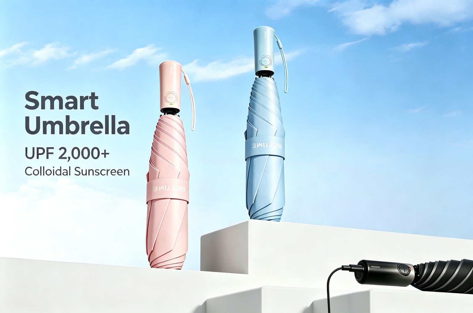 MCF‑26C366 Tri-fold Electric Sun Umbrella