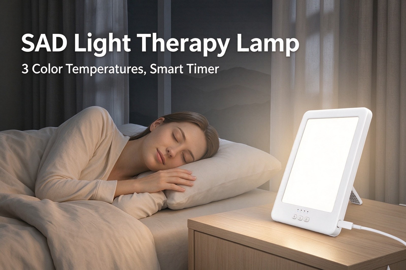 MCF-26C661 SAD Light Therapy Lamp